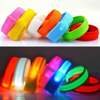 

Luminous Bracelet LED Wristband Glowing Band Armband Arm Belt Safety Reflective Light Flash Luminous Hand Strap