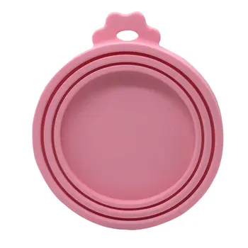 

3 In 1 Reusable Pet Food Can Cover Canned Silicone Lid Sealed Feeder Puppy Dog Cat Food Tin Lid Top Storage Lid