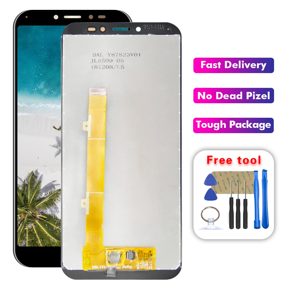 

For 5.5" Alcatel 1S (2019) 5024D 5024A 5024J OT5024 5024 LCD Display Touch screen Digitizer Panel sensor lens glass Assembly