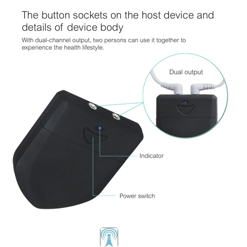 Electro Sex Toys Electric Sex Toys Wireless Remote Control Two Output Electric Shock Host E-Stim Power Therapy Box Machine Medical Themed Adult Sex Toy Accessories
