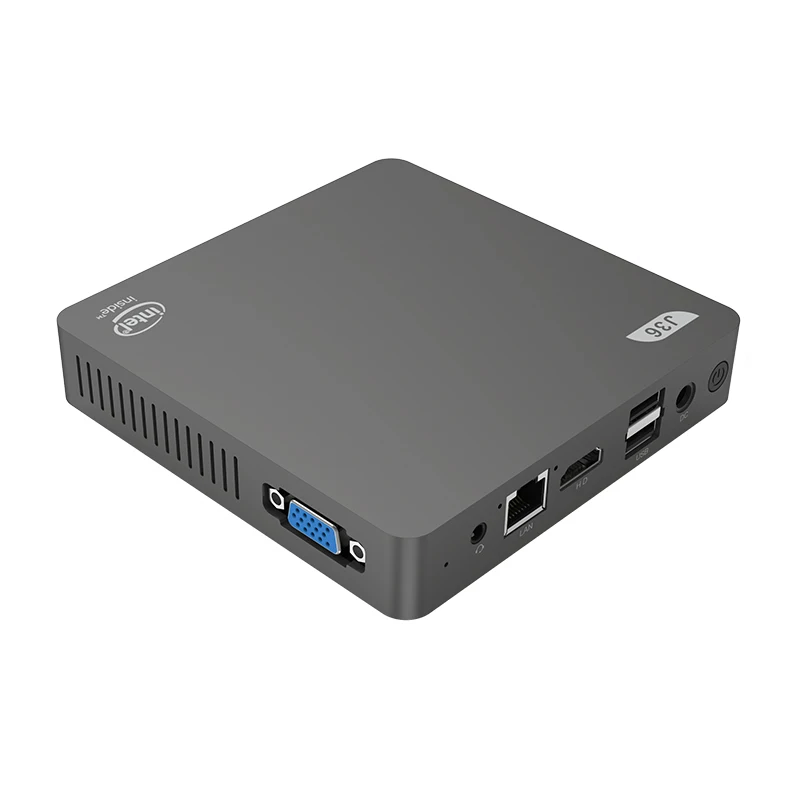 Мини ПК Intel3165 Windows 10 J3160 4 Гб + 64 BT4.0 USB3.0 HDMI 1 VGA 2 5 дюймов HDD ГГц/5 8 ГГц WiFi TF карта мини