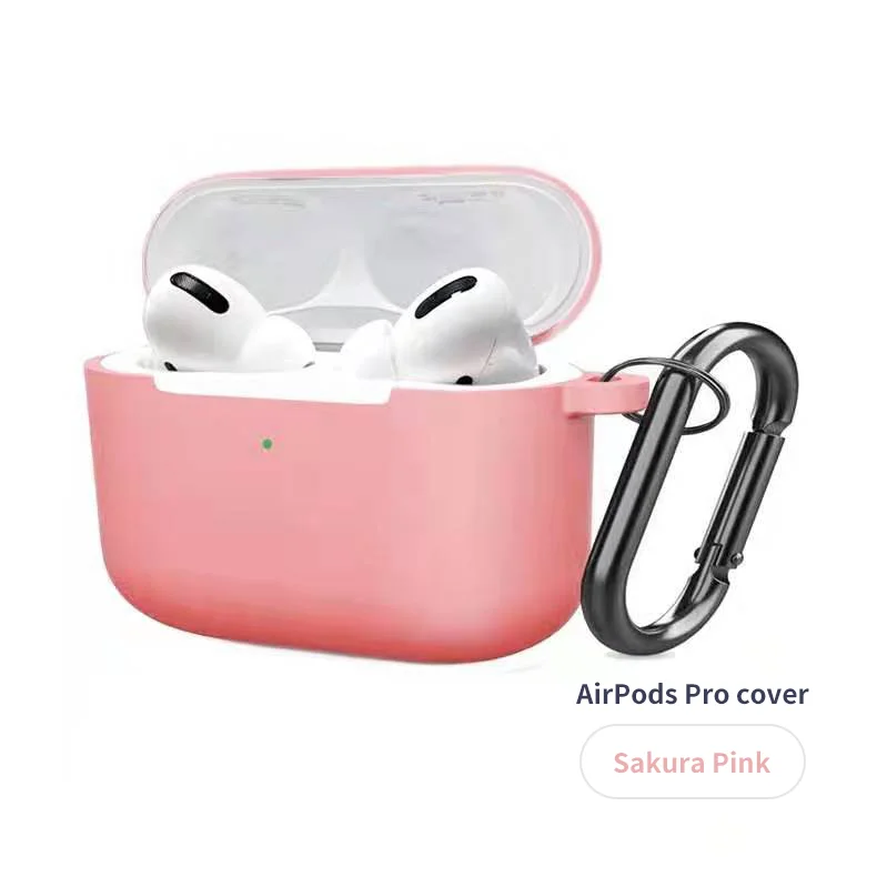 Роскошный милый силиконовый чехол для Airpods Pro Чехол водонепроницаемый беспроводной Bluetooth для apple чехол мягкий чехол для наушников - Цвет: Розовый