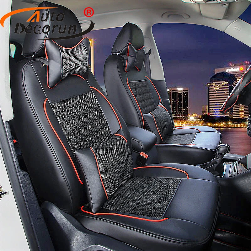 AutoDecorun Custom PU leather seat covers for hyundai ix35 accessoires