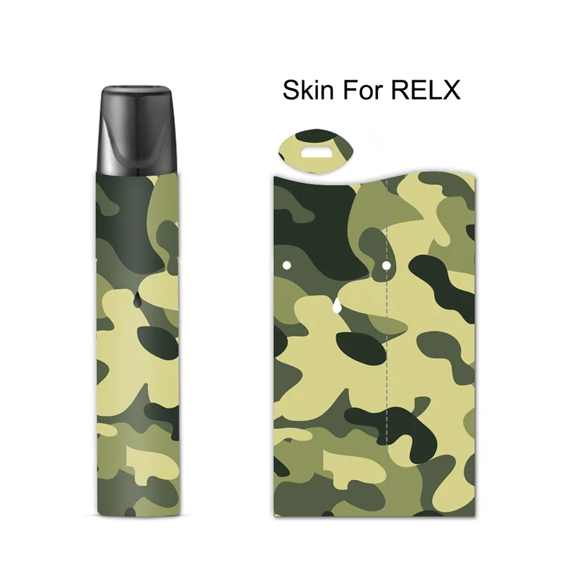 Камуфляжная наклейка печать кожи для Relx крышка пленка чехол для Relx электронная сигарета - Color: 8