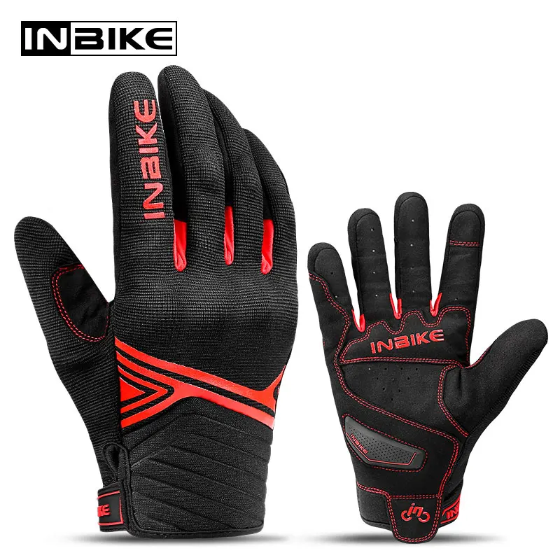 INBIKE Hard Shell Protection Cycling Gloves Men Shockproof Thicken TPR Palm Pad MTB Outdoor Sport Gloves Bicycle IM902 sport gloves