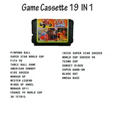 Console de jeu vidéo rétro Mini TV, contrôleur pour Sega MegaDrive MD2 16 Bit avec sortie AV, manettes de jeu avec Double câble, nouveauté 2019