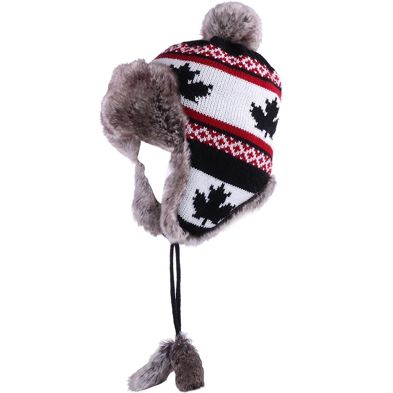 Topi Bomber Wanita Musim Dingin Topi 