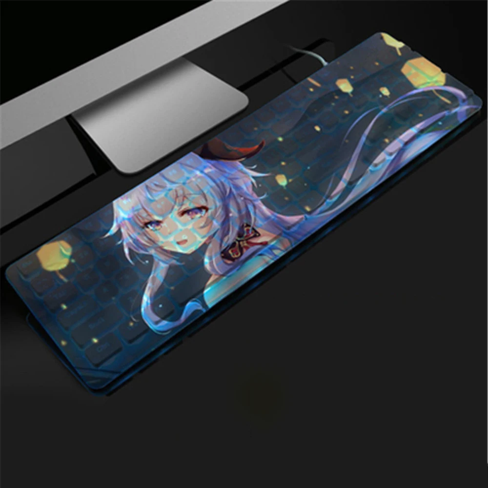 Teclado Retroiluminado para Jogos com Teclado Chocolate Mudo Usb Anime Escritório Laptop pc Jogos 104 Chaves - Imagem 3