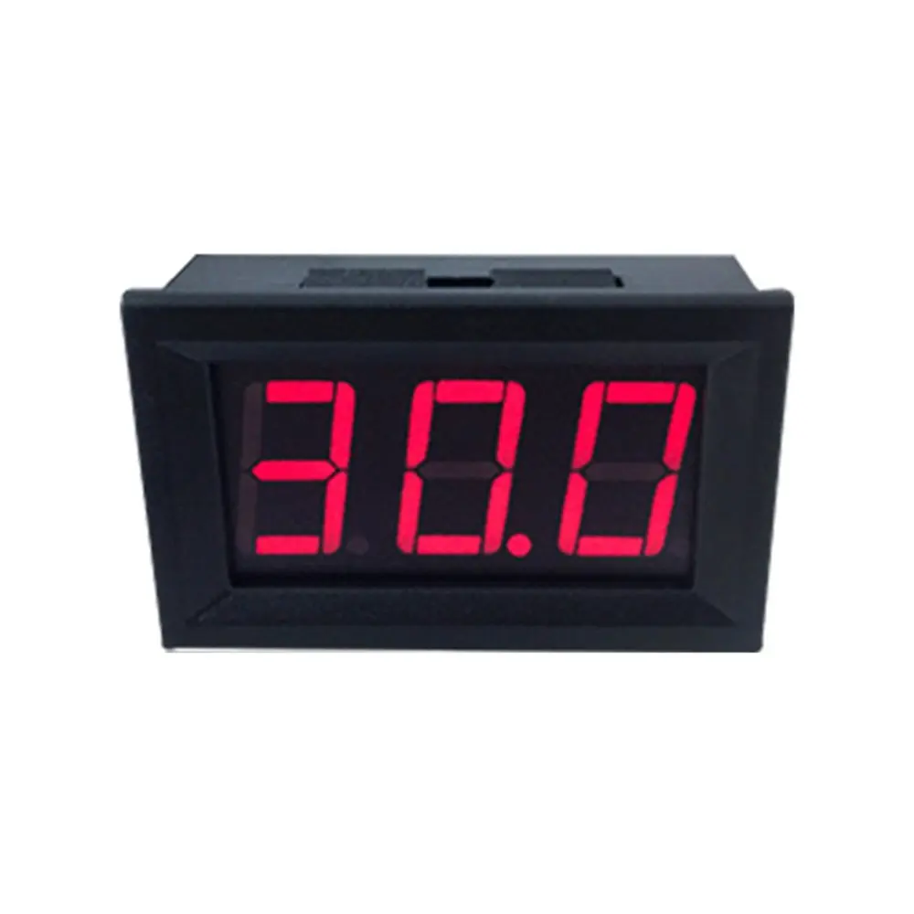 1 шт. 0,56 дюйма 2 провода Мини светодиодный дисплей Цифровой вольтметр DC2.5V-40V Панель Вольт измеритель напряжения тестер защита обратного соединения - Цвет: Red
