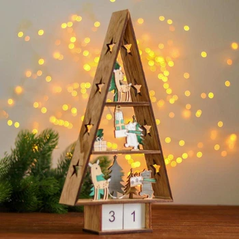 

Illuminated Christmas decor "Christmas tree and calendar"