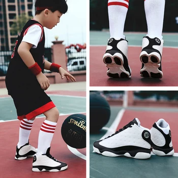 

New Spring Children Boy Basket Shoes Brand Jordan Sport Shoes Kids Sneakers Outdoor Men Basketball Running Shoes EUR Size 31-40