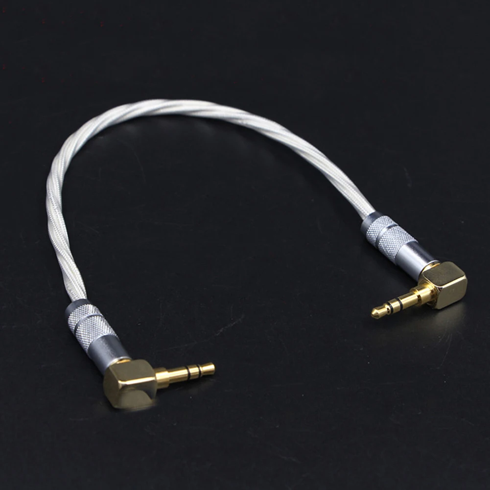 Hifi One piece Audio Cable 3 5 to 3 5mm Headphone Amp Interconnects 3 5mm Audio Stereo Cable