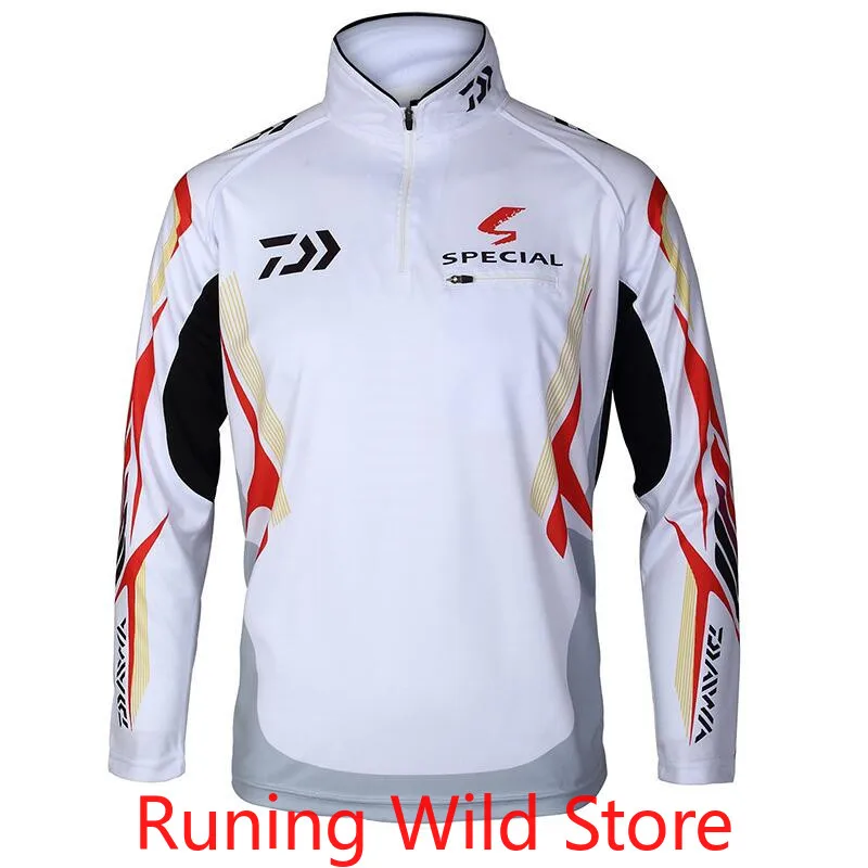 

2020 DAIWA Fishing Camping Outdoor Clothing UV Protection Moisture Wicking Breathable Long Sleeve Fishing Shirt Camisas Pesca