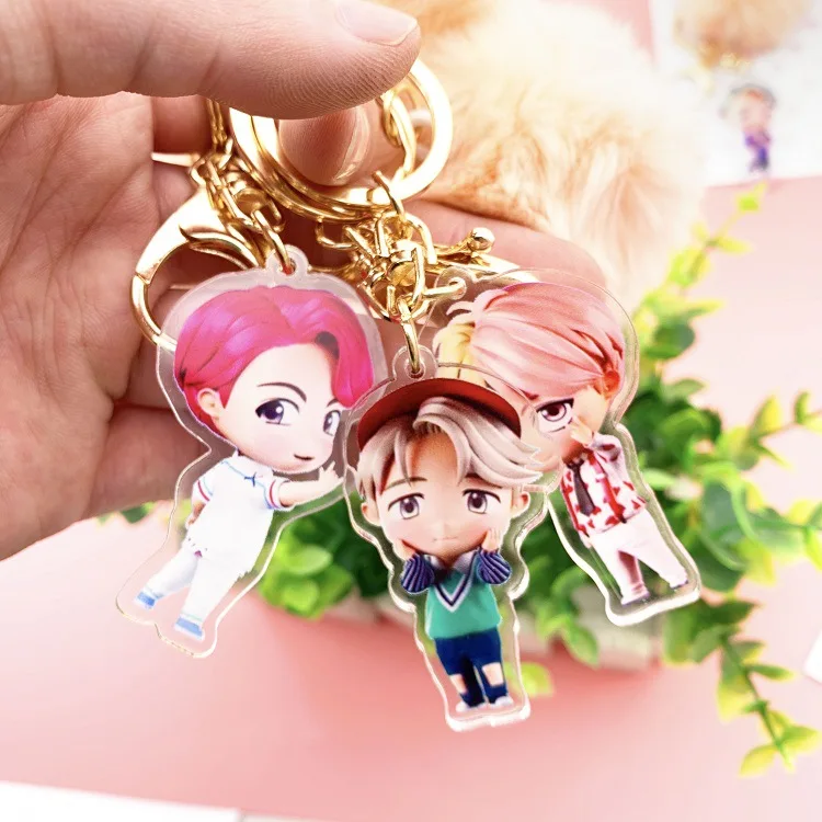 BTS Group Official Kawaii Keychain