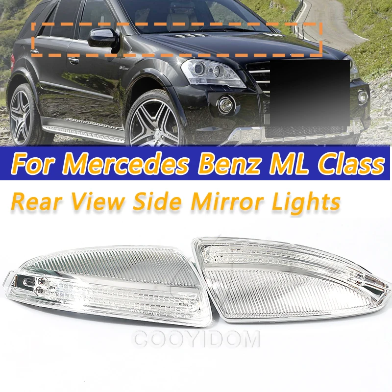 

COOYIDOM Car Turn Signal Lights For Mercedes Benz ML Class W204 W164 ML300 ML500 ML550 ML320 Door Rear View Side Mirror Lamps