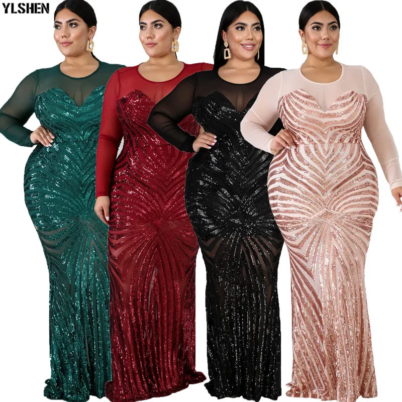 Party African Dress Dashiki African Dresses for Women Basin Riche Africa Clothes Slim Long Sleeve Robe Africaine Femme 2019 02