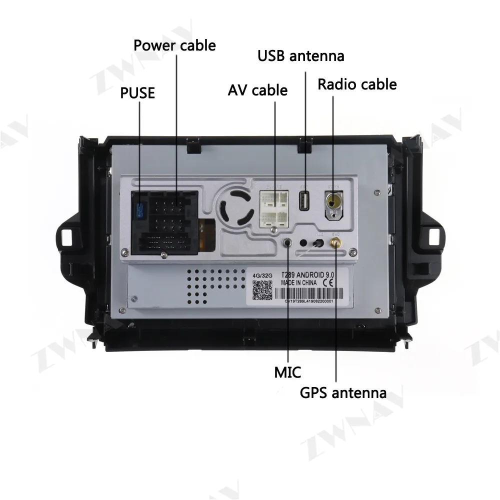 4 ГБ ОЗУ Android 9,0 автомобильный без DVD плеер для Toyota Fortuner SW4 15+ gps навигация мультимедийный плеер головное устройство с радио магнитофон