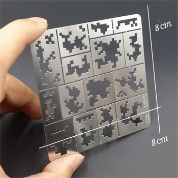 

AJ0014 ​1/35 Military Model AFV Digital Camo Stenciling Templates Medium Pattern