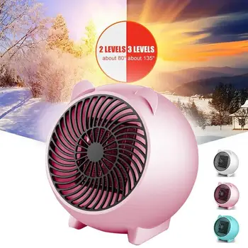 

Plastic Warmer Mini Home Portable Heater Fan Bedroom Economic Radiator Electric Heater Stand Living Rooms Desktop Office
