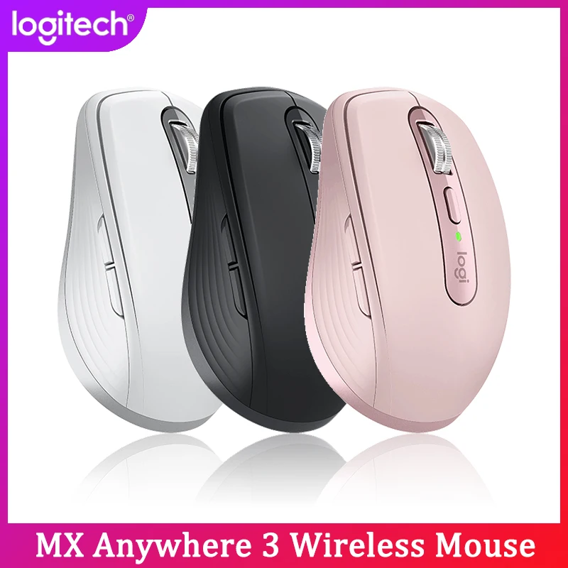 Logitech – Souris Compacte Sans Fil Bluetooth Mx Anywhere 3, Haute  Performance, Pour Ordinateur De Bureau, Notebook - Souris - AliExpress