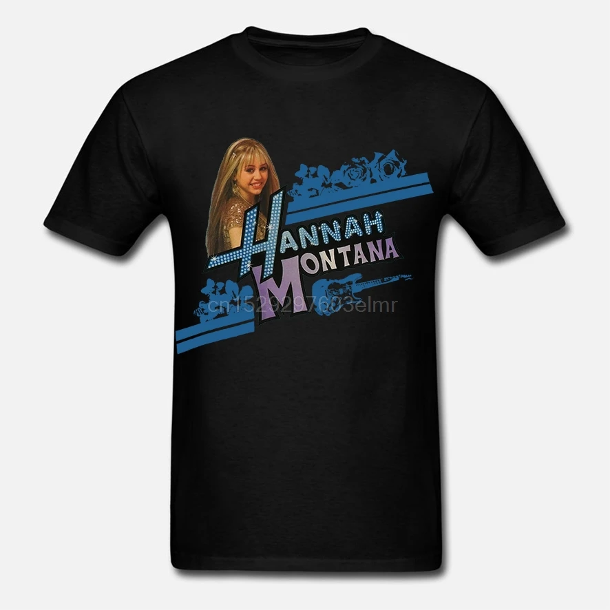 Ханна Монтана футболка для девочек поп звезда синий | Мужская одежда