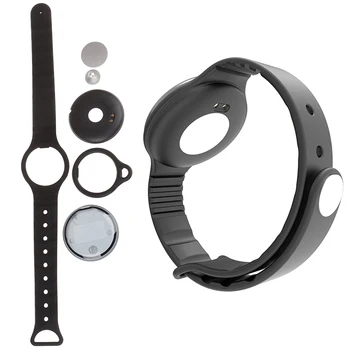 

1 Set Practical Smart Watch Fitness Tracker Bluetooth Temperature Measuring Bracelet Case