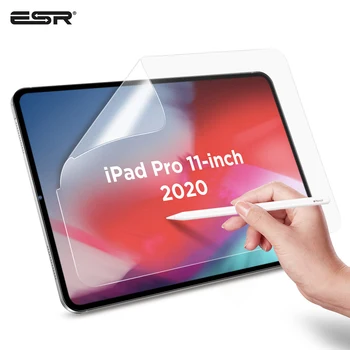 

ESR 2Pcs Paper-Like Screen Protector for iPad Pro 2020 2018 11 12.9 Writable Protective Glass Paper Like Matte Painting Film