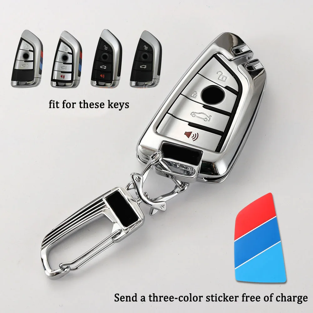 Цинковый брелок для автомобильных ключей, чехол крышка брелок для BMW 520 525 f30 f10 F18 118i 320i для bmw X3 X4 M3 M4 M5 E34 E90 E60 E36 оболочки - Название цвета: type3