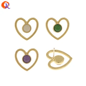 

Cordial Design 100Pcs 19*20MM Jewelry Accessories/Earrings Stud/Heart Shape/Hand Made/DIY Jewelry Making/Earring Findings