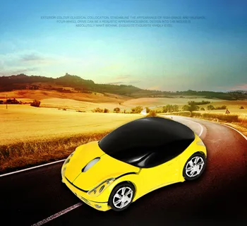 

2.4GHz 1200DPI Car Shape Wireless Optical Mouse USB Scroll Mice For Computer Mini Simple Wireless Small Mouse High Sensitivity