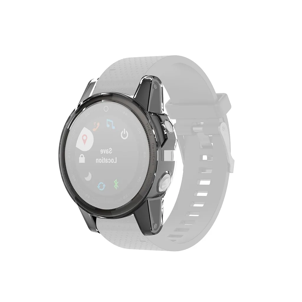 35# мягкий ультра-тонкий кристально чистый ТПУ защитный чехол для Garmin Fenix 5S Смарт-часы защитные аксессуары для Fenix 5 S