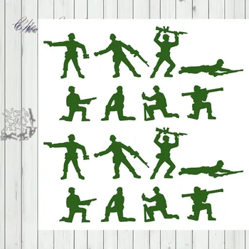 

Metal Cutting Dies Soldier drill Scrapbooking Stencil for Album Paper DIY Gift Card Decoration Embossing Dies New 2020