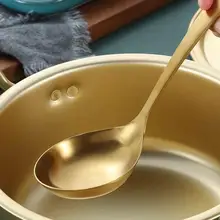 Многоцелевой ложка для супа из нержавеющей стали ложка для соуса креативные ложки с Глубоким Дном ED