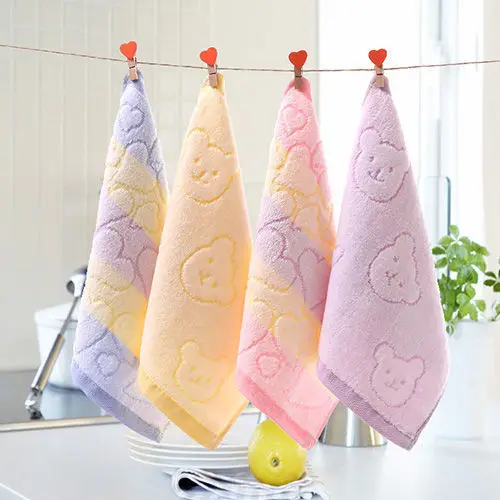

3-10 Packaged in the Shape of Bars Children Small Tower Pure Cotton Hand Towel Adult Water-Absorbing Face Towel Wipe Saliva Towe