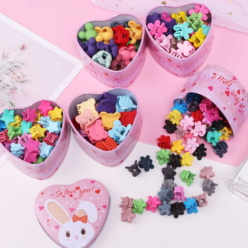 Hot 15pcs/Set Girls Colorful Cartoon Small Hair Claws Lovely Children Gifts Hair Clips Headband Kids Fashion Hair Accessories