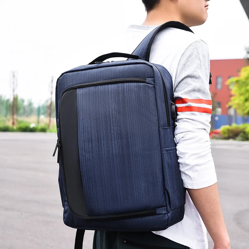 

New Style Backpack Men's Business with USB Interface Computer Backpack Casual Outdoor Travel Bag
