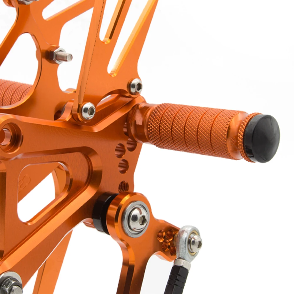 Для Honda CBR250R 2010-2012 CNC алюминиевый сплав мотоцикл подножка для ног Педаль peg Rearset задний Набор