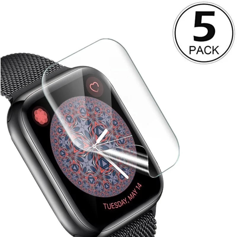 Ofertas Especiales Protectores de pantalla para Apple Watch SE Series 6, 40mm, 44mm, iWatch 5, 4, película protectora para Apple Watch 3, 38mm, 42mm, accesorios X6MNeWDrZmV