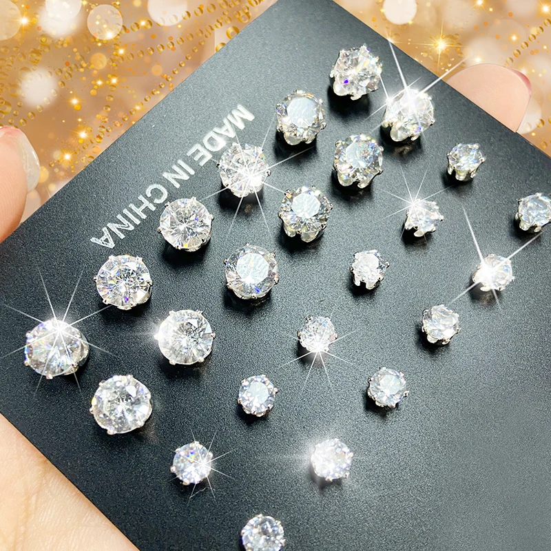 Kalina Pearl Crystal Stud Earring Set