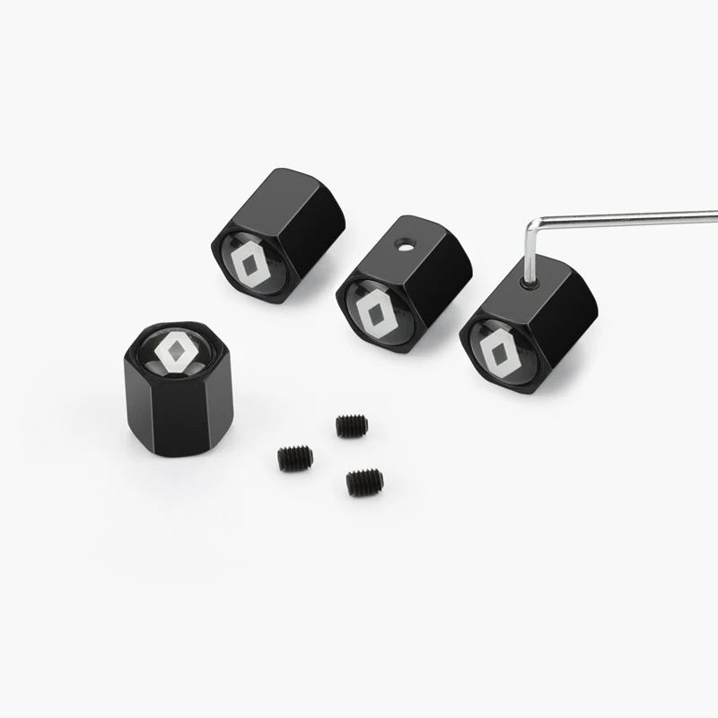 

Car Styling Anti-theft Stainless Wheel Tire Valve Stems Caps for Renault Megane 2 3 Duster Logan Clio Laguna 2 Accessories