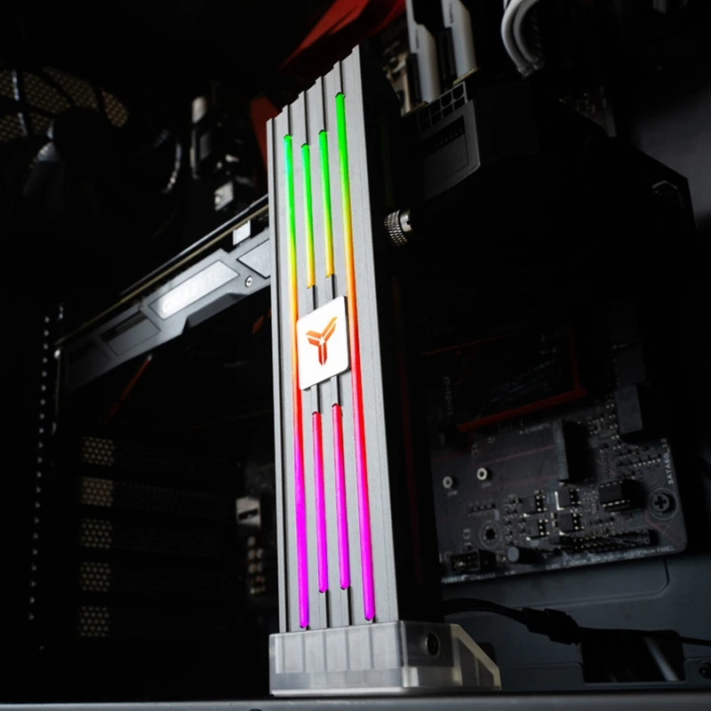 VC 4 ARGB ie карты GPU Скоба стенд держатель с 5V 3Pin контроллер для всех шасси