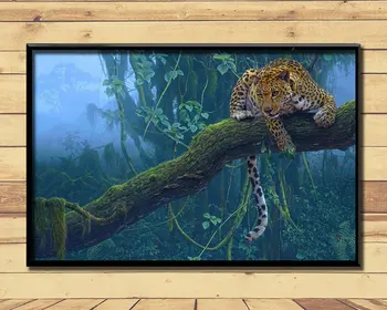 

Jaguar Strong And Fast Land Animal (30) Wall Posters Prints Silk Art Painting For Home Wall Bedroom Decor