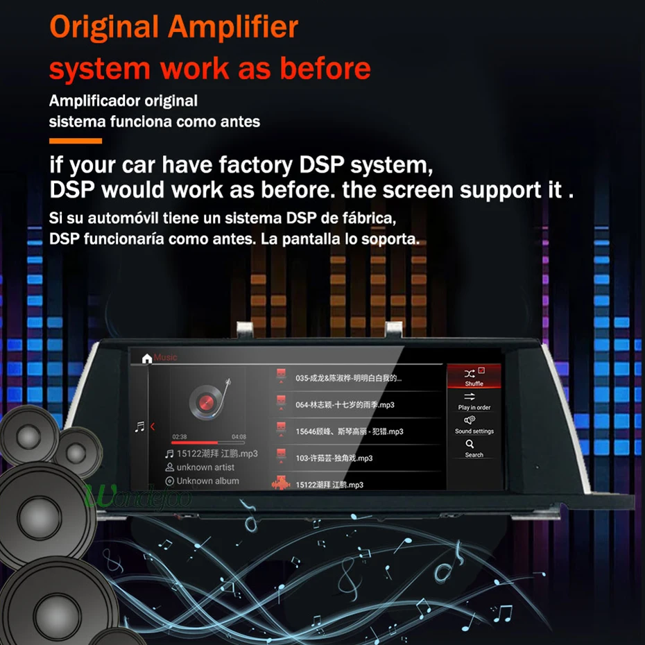 Cheap Android 9.0 64G IPS 2 DIN GPS Player for BMW 5 F07 GT 2010 2011 2012 CIC NBT System Multimedia Glonass Android 7.1 Radio no DVD 3