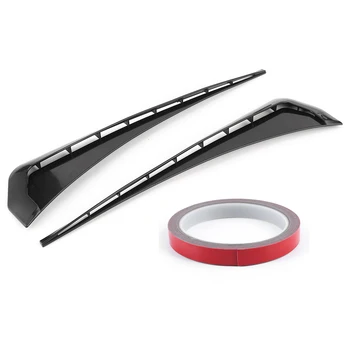 

Universal 3D dynamic shape Car Fender Vent Cover Stickers Decorative Strip With adhesive tape on the back Fit for Honda Civic