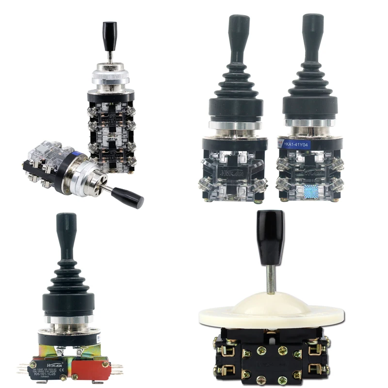 Bruryan Joystick Switch-1pc HKA1-41Z02 2NO 2 Positions Retour Momentary Joystick Joystick Switch