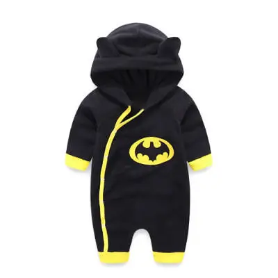 Детский комбинезон с Бэтменом для новорожденных мальчиков; комбинезоны; комплекты одежды