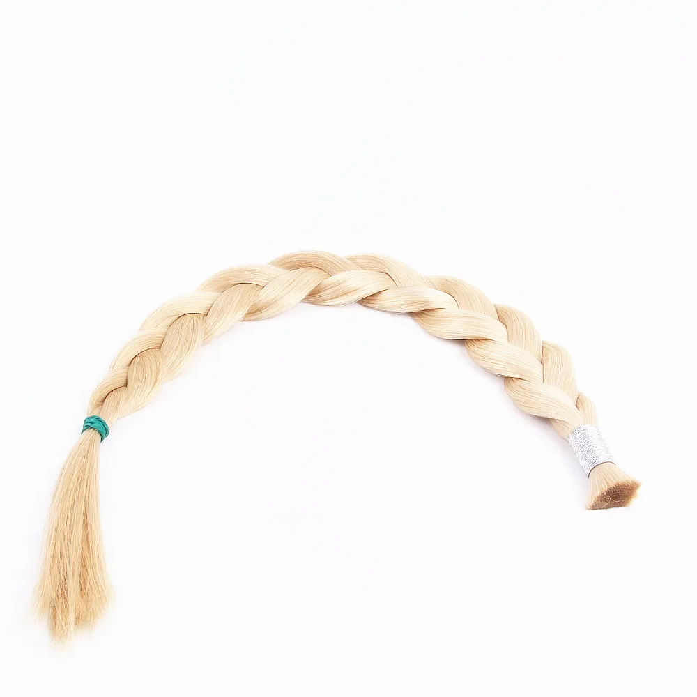 Different Color 100% Mchine Made Remy Human Hair Bulk