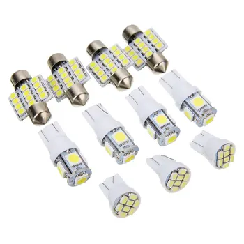 

11pcs T10 LED Lamp Bulbs Car Reading Light Car Interior Bulbs Lower power consumption and long-lasting
