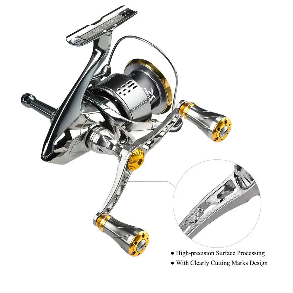 Gomexus спиннинговая двойная ручка катушки для Shimano Stradic FL Vanford Vanquish 98 мм высокоточная