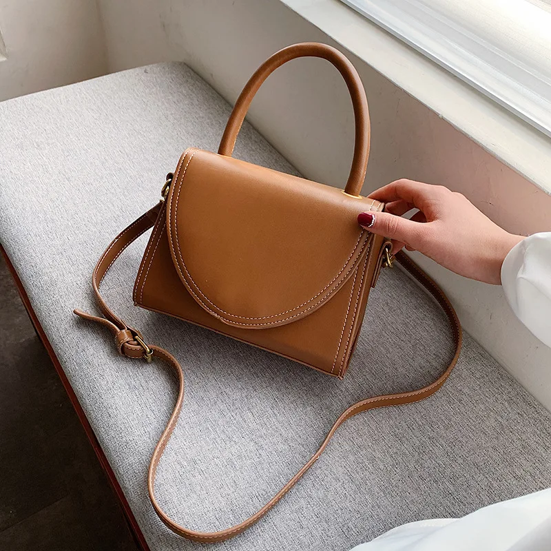 

2020 New Style Trapezoid Gradient Color Solid Color Square Sling Bag Korean-style Shoulder Women's Bag